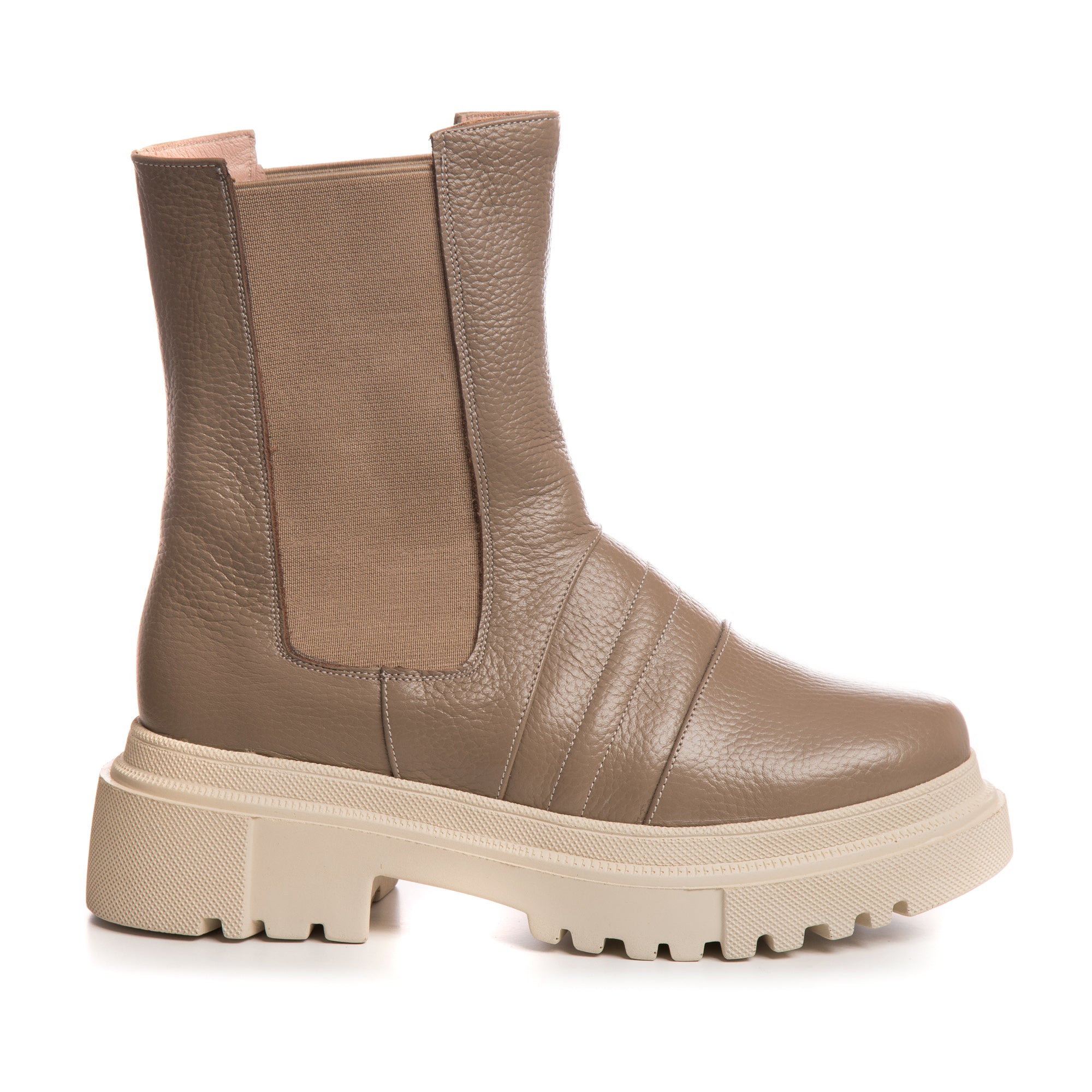 Ghete Dama Piele Grej Ilinca A5 - Orice Culoare