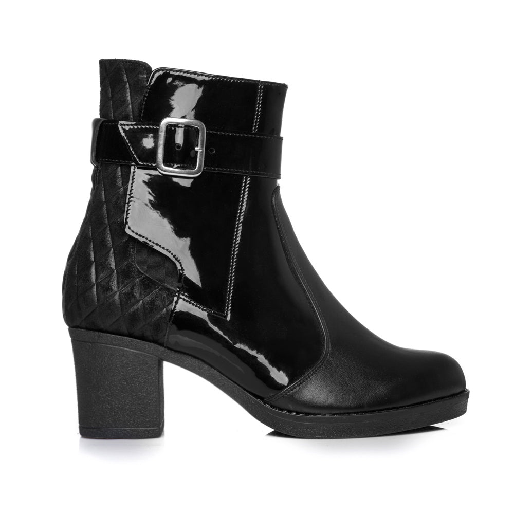 Ghete dama piele Negru Vanda V12 - orice culoare