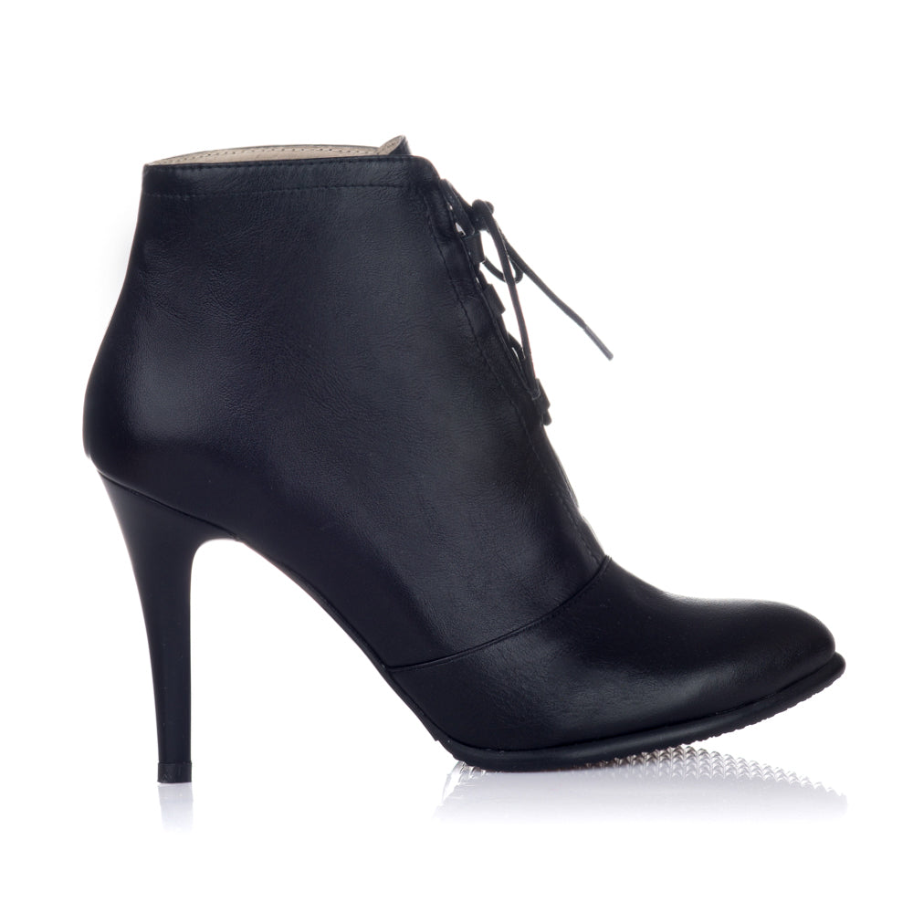 Botine piele naturala negru Casual S8 - orice culoare