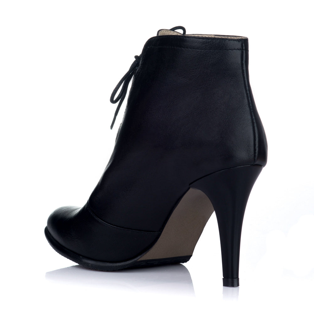 Botine piele naturala negru Casual S8 - orice culoare