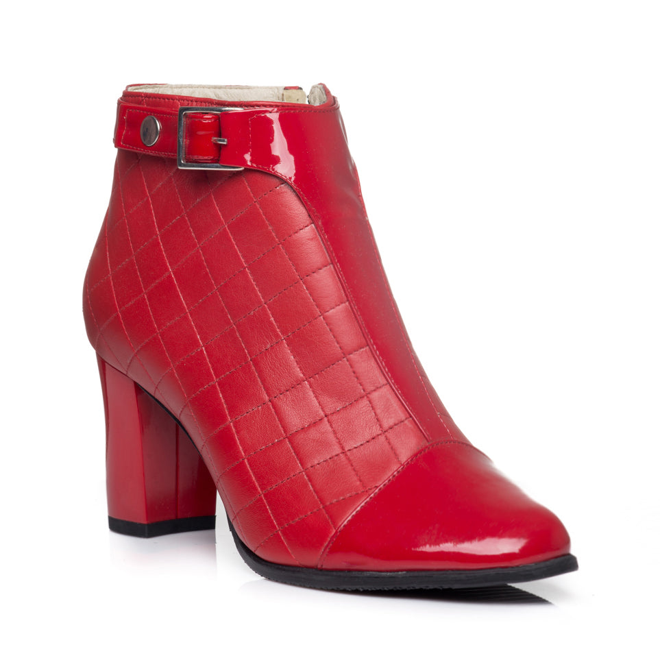 Botine  piele dama Velvet  V5 - orice culoare