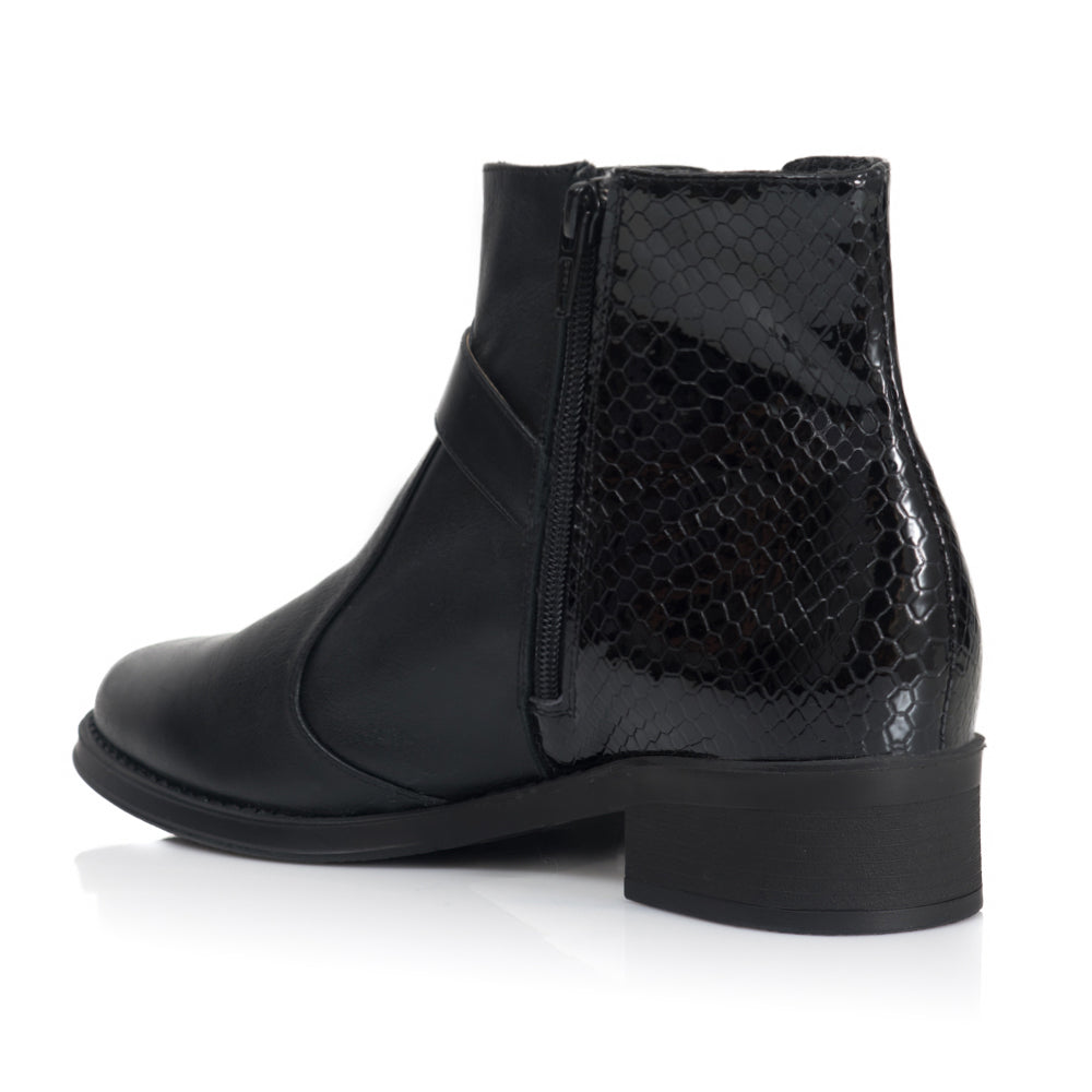 Ghete dama piele imprimeu sarpe T4 - orice culoare