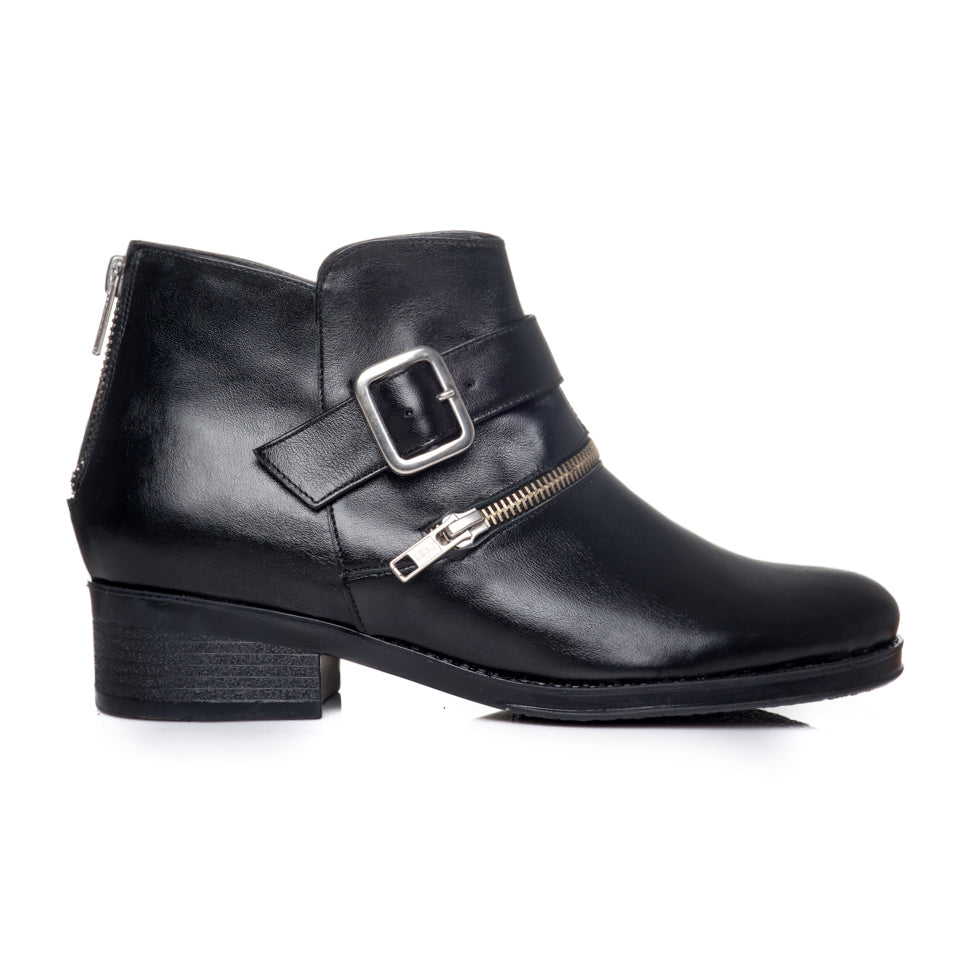 Ghete dama piele scurte negru V3 - orice culoare