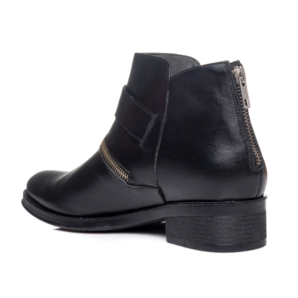 Ghete dama piele scurte negru V3 - orice culoare