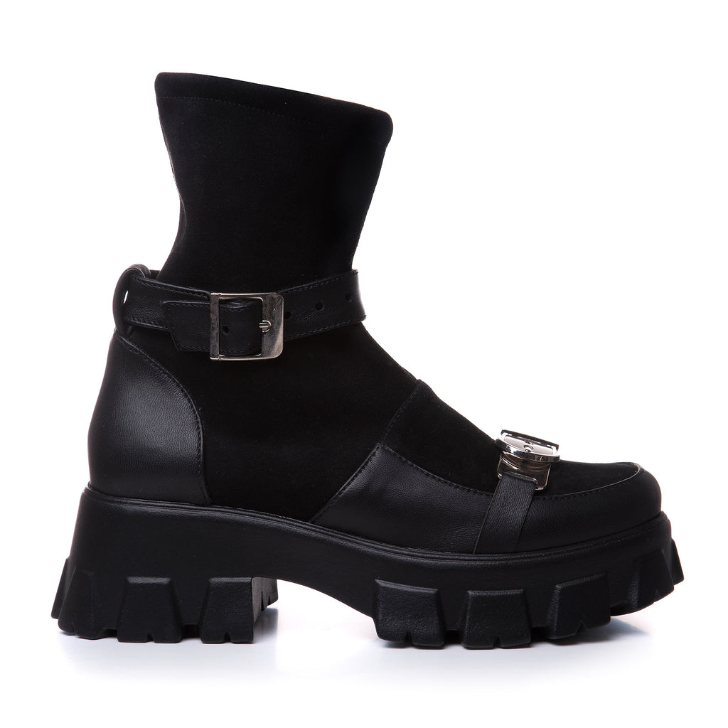 Ghete Dama Piele Stretch A6 -  Orice Culoare