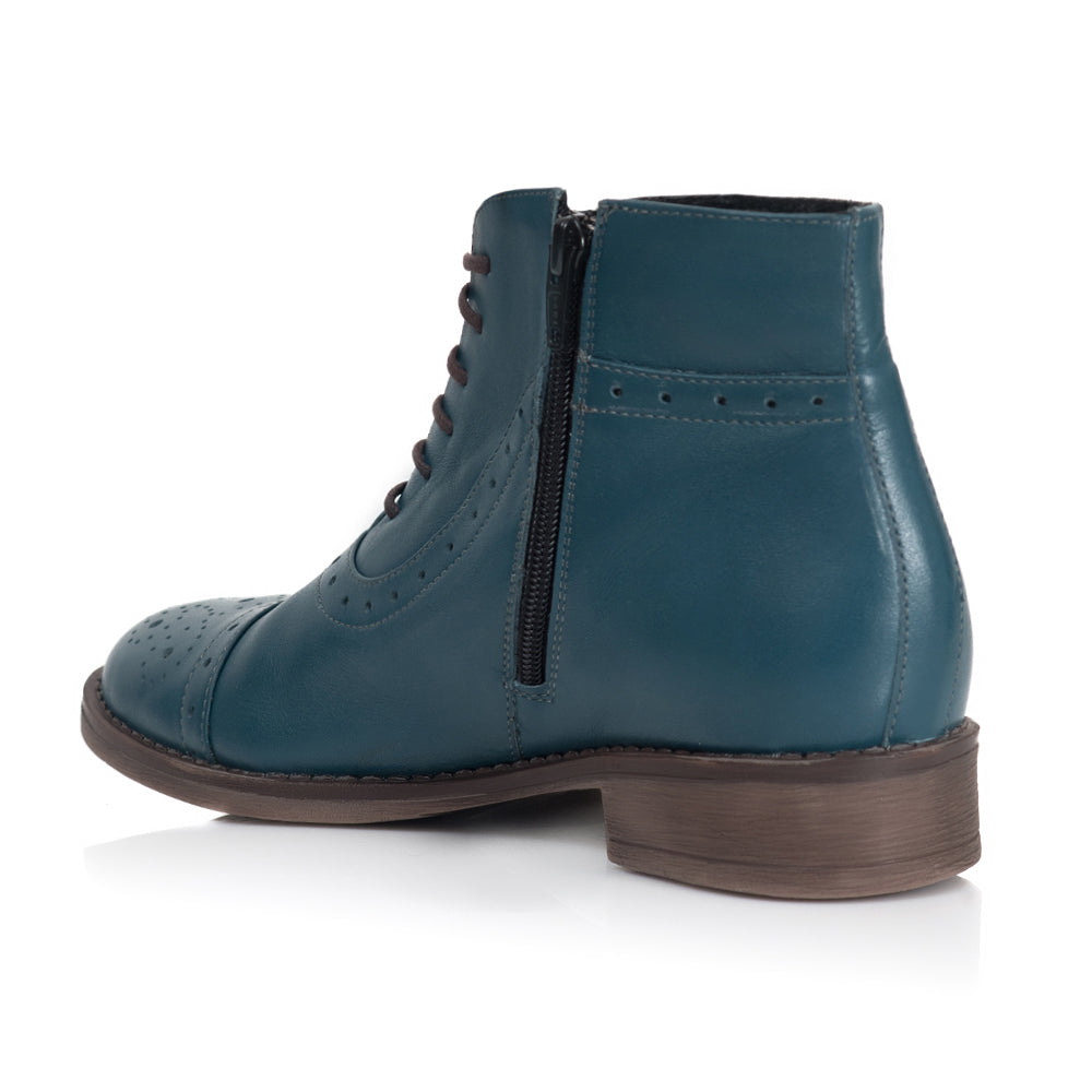 Ghete dama piele turcoaz Clarice T6 - orice culoare