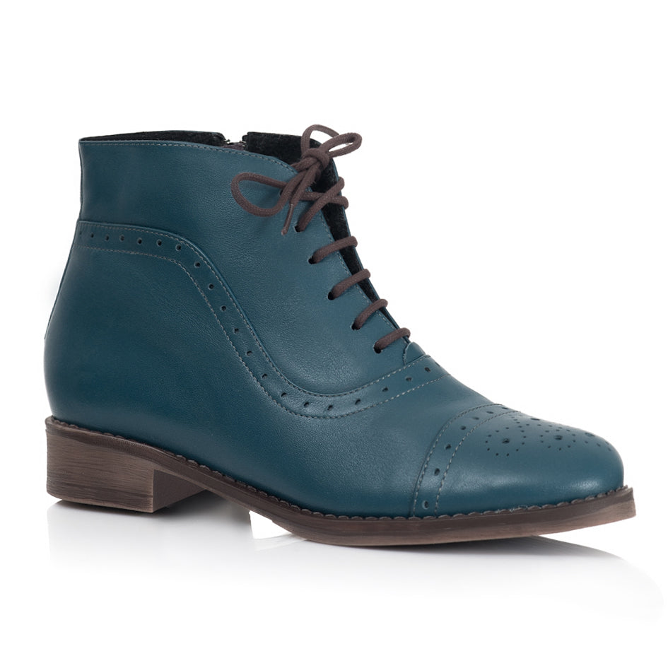 Ghete dama piele turcoaz Clarice T6 - orice culoare