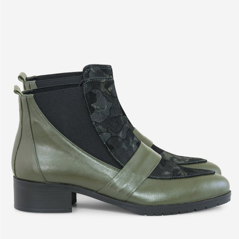 Ghete Dama Piele Naturala Kaki Sonya D6 - orice culoare