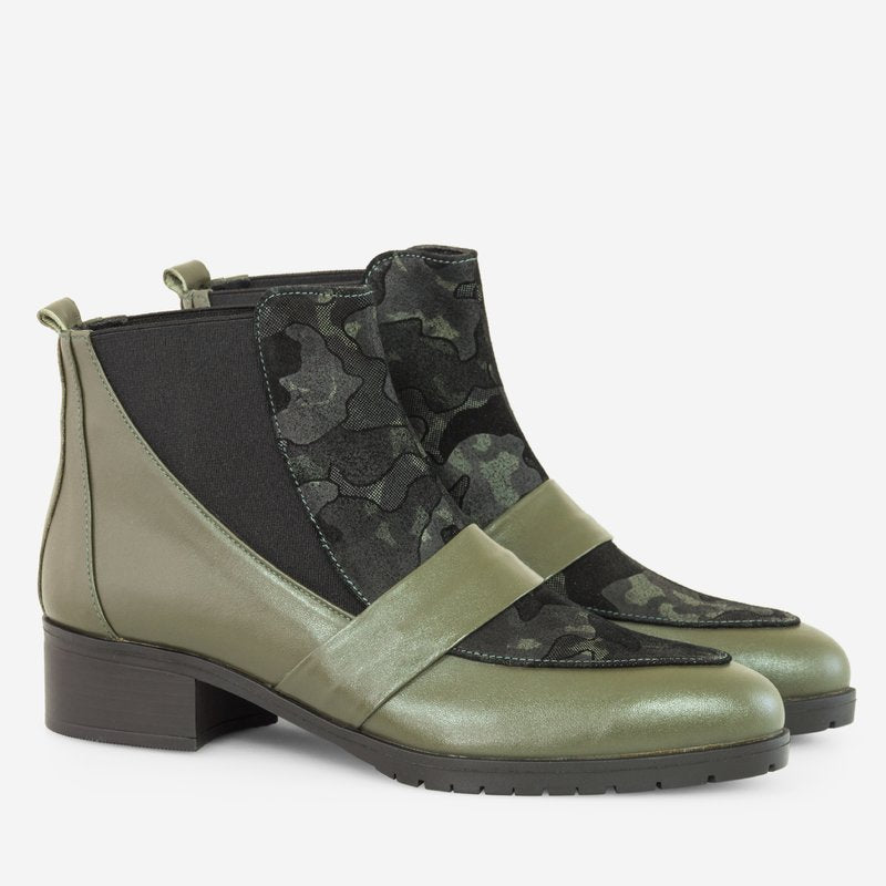 Ghete Dama Piele Naturala Kaki Sonya D6 - orice culoare