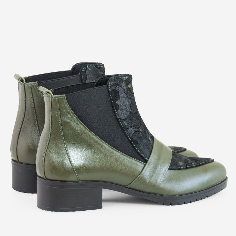 Ghete Dama Piele Naturala Kaki Sonya D6 - orice culoare