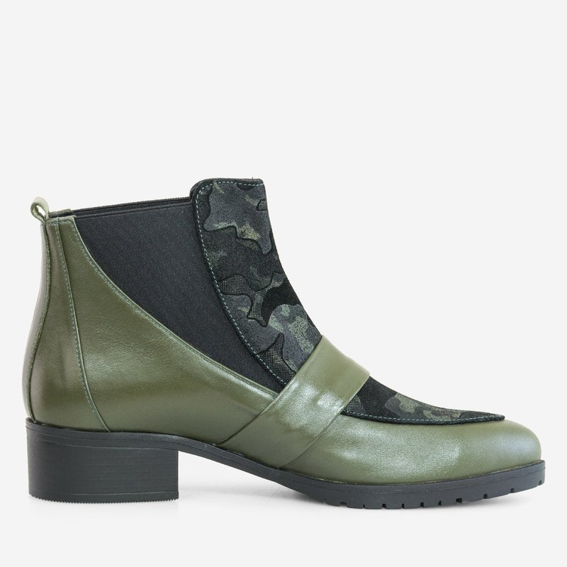 Ghete Dama Piele Naturala Kaki Sonya D6 - orice culoare