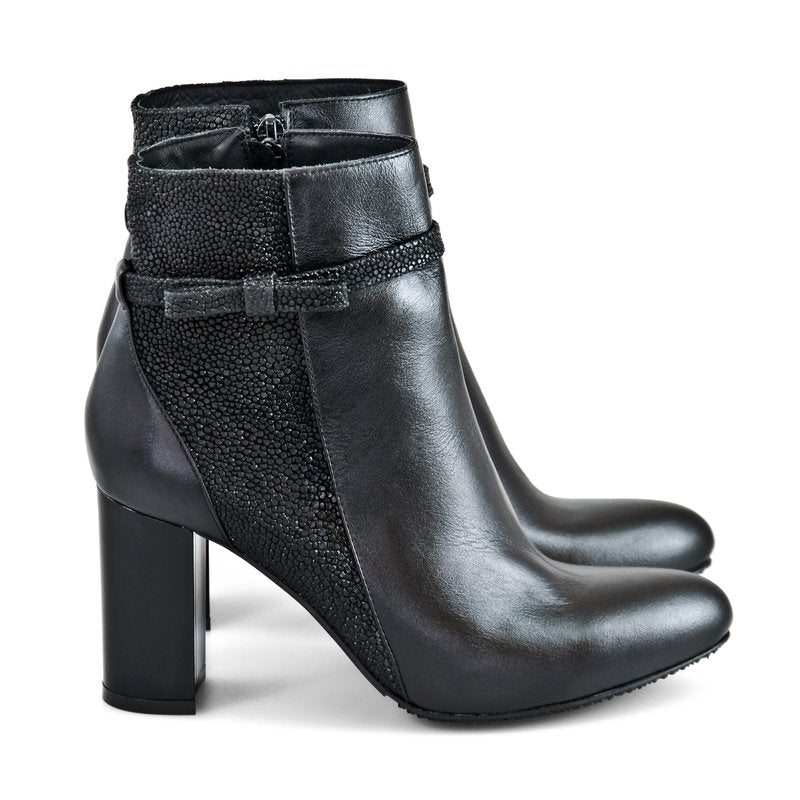 Botine piele negru Sophia D9 - orice culoare