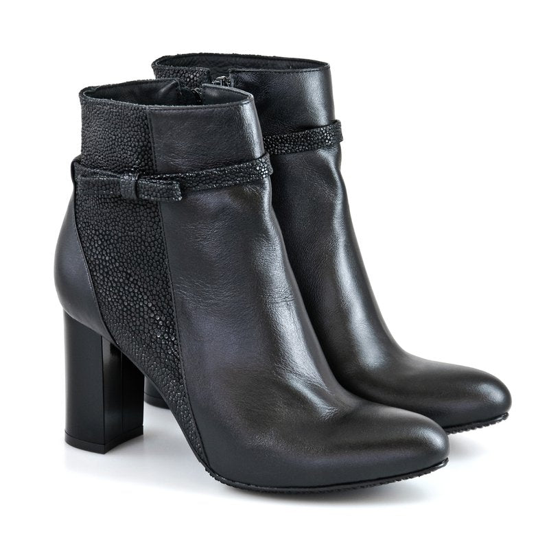 Botine piele negru Sophia D9 - orice culoare
