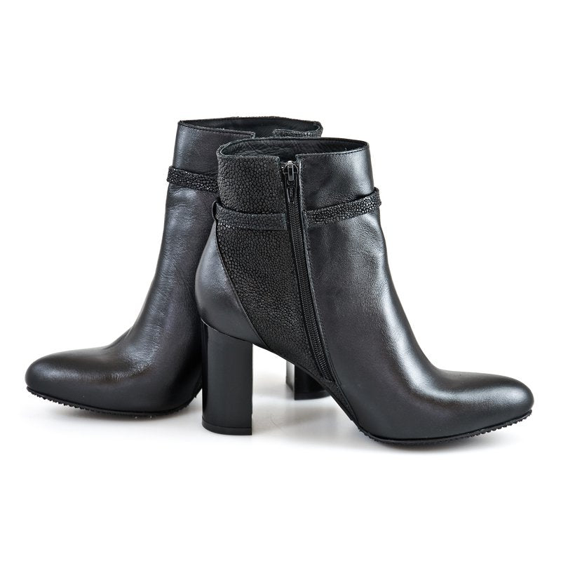 Botine piele negru Sophia D9 - orice culoare