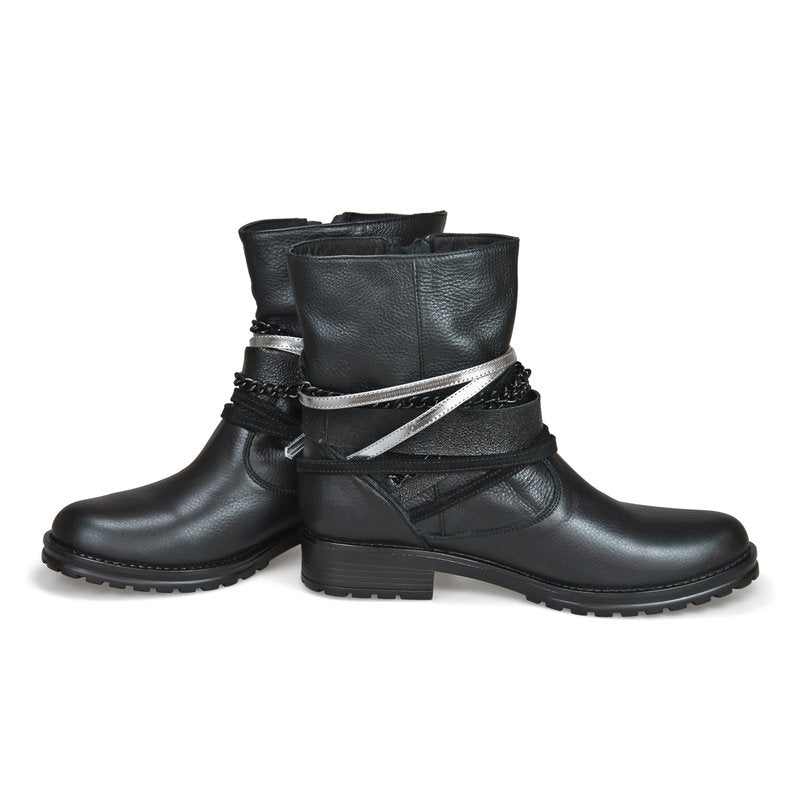 Ghete Dama piele Punk-Rock D4 - orice culoare