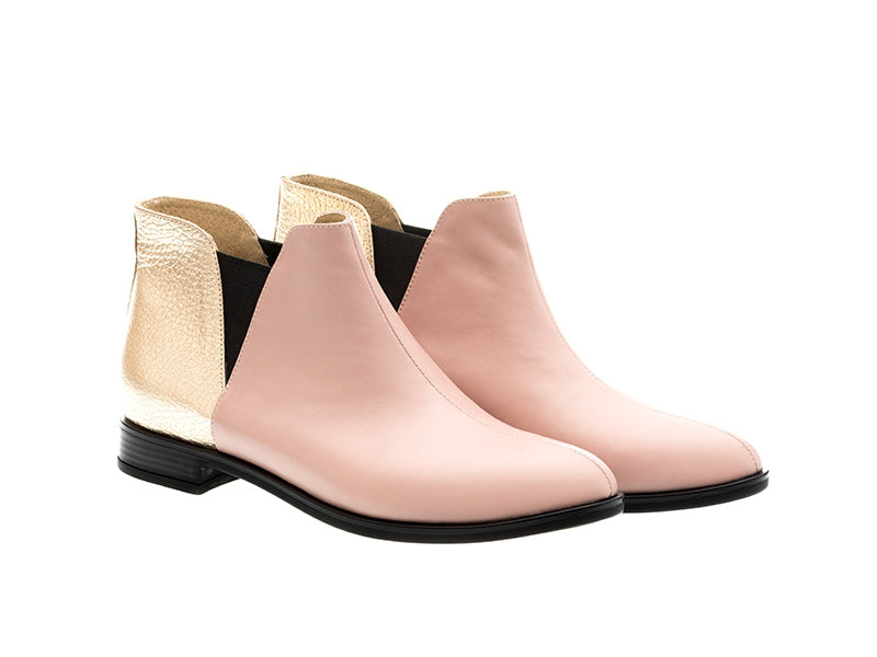 Ghete Dama Talpa Joasa Nude/Auriu Fiona N31- orice culoare