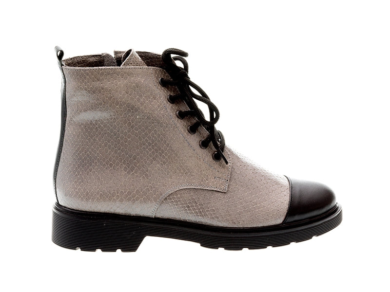 Bocanci Piele Argintiu Serena N30 - orice culoare