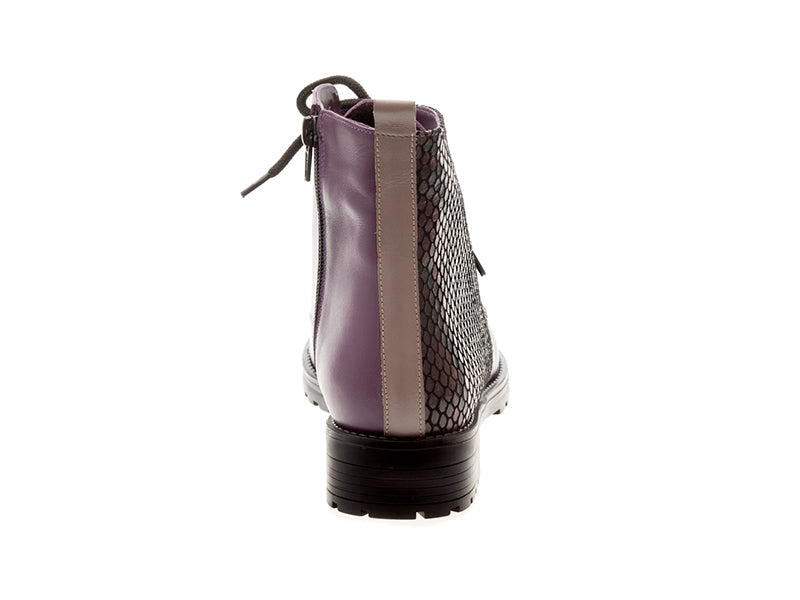 Bocanci Piele Imprimeu Sarpe Serena N30- orice culoare