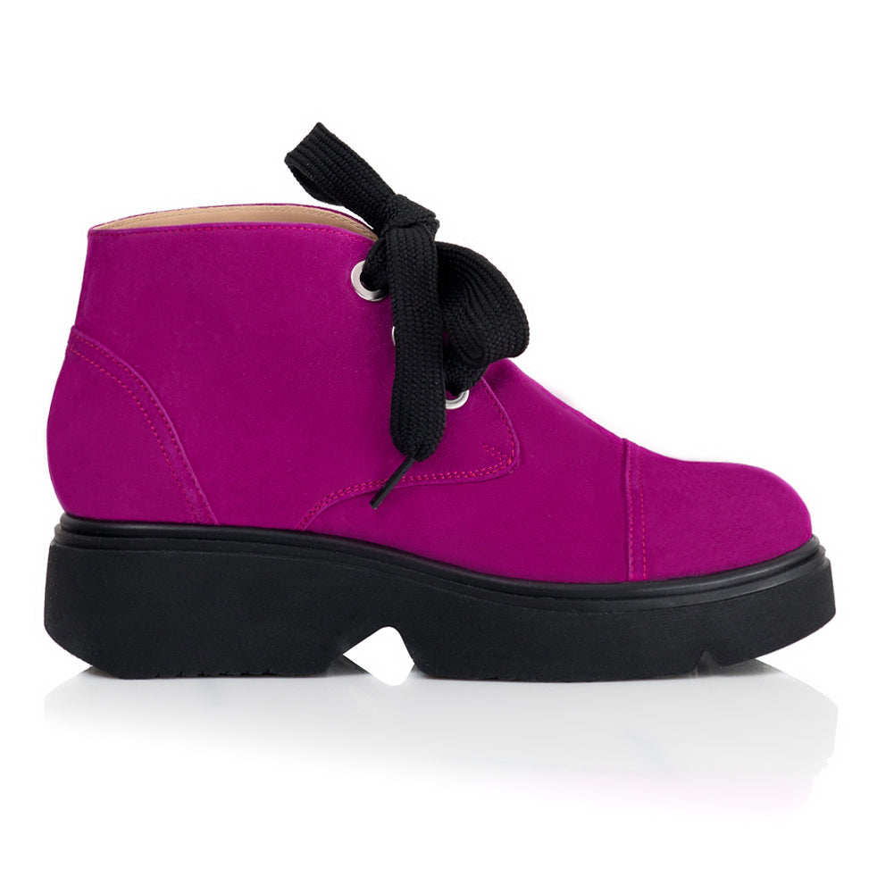 Ghete Dama Piele Ciclam E17 - orice culoare