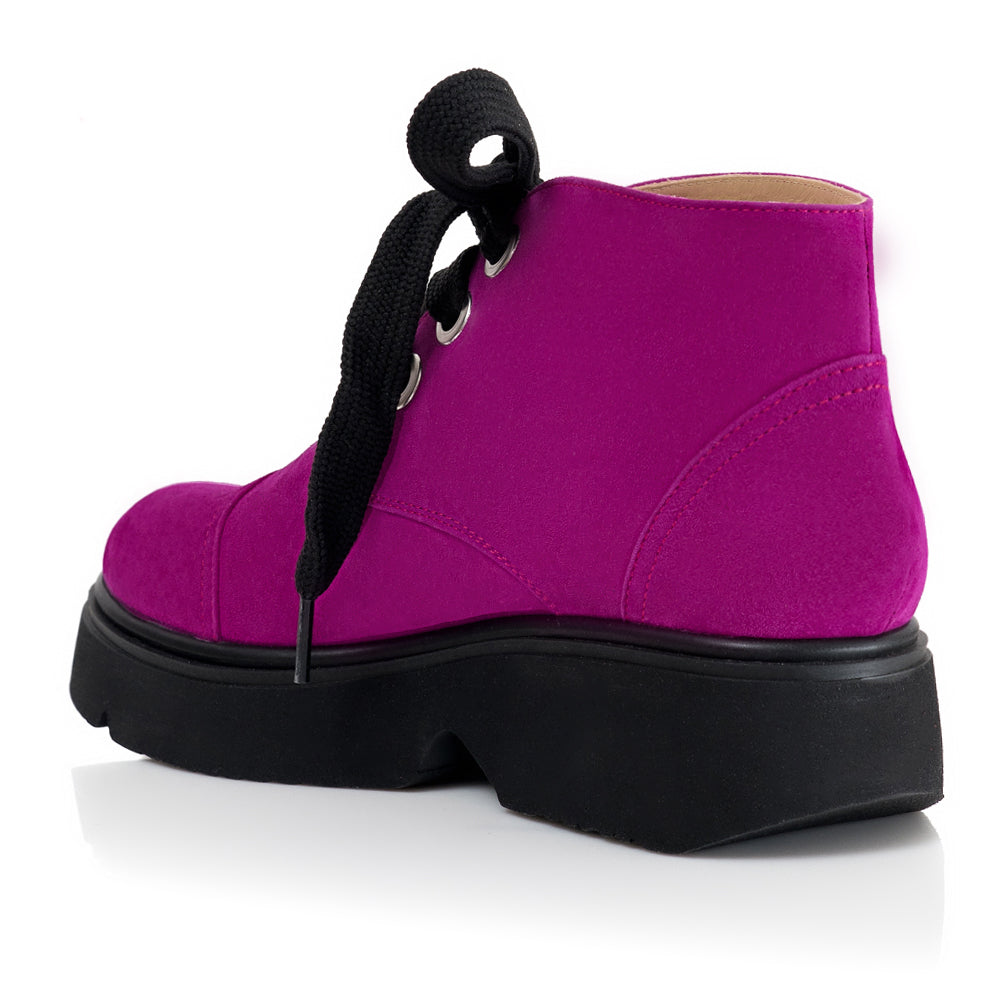 Ghete Dama Piele Ciclam E17 - orice culoare