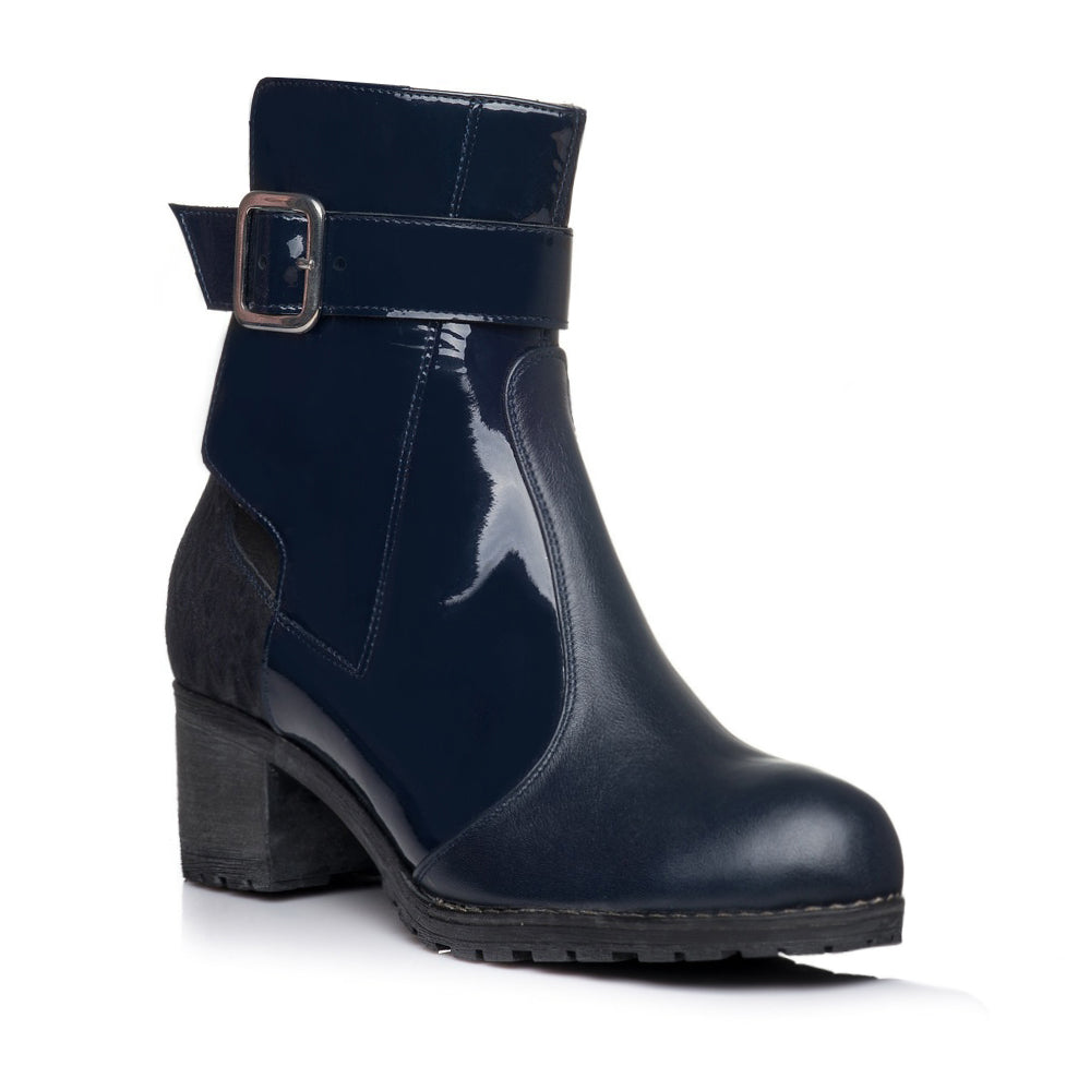 Ghete dama piele Bleumarin Vanda V12 - orice culoare
