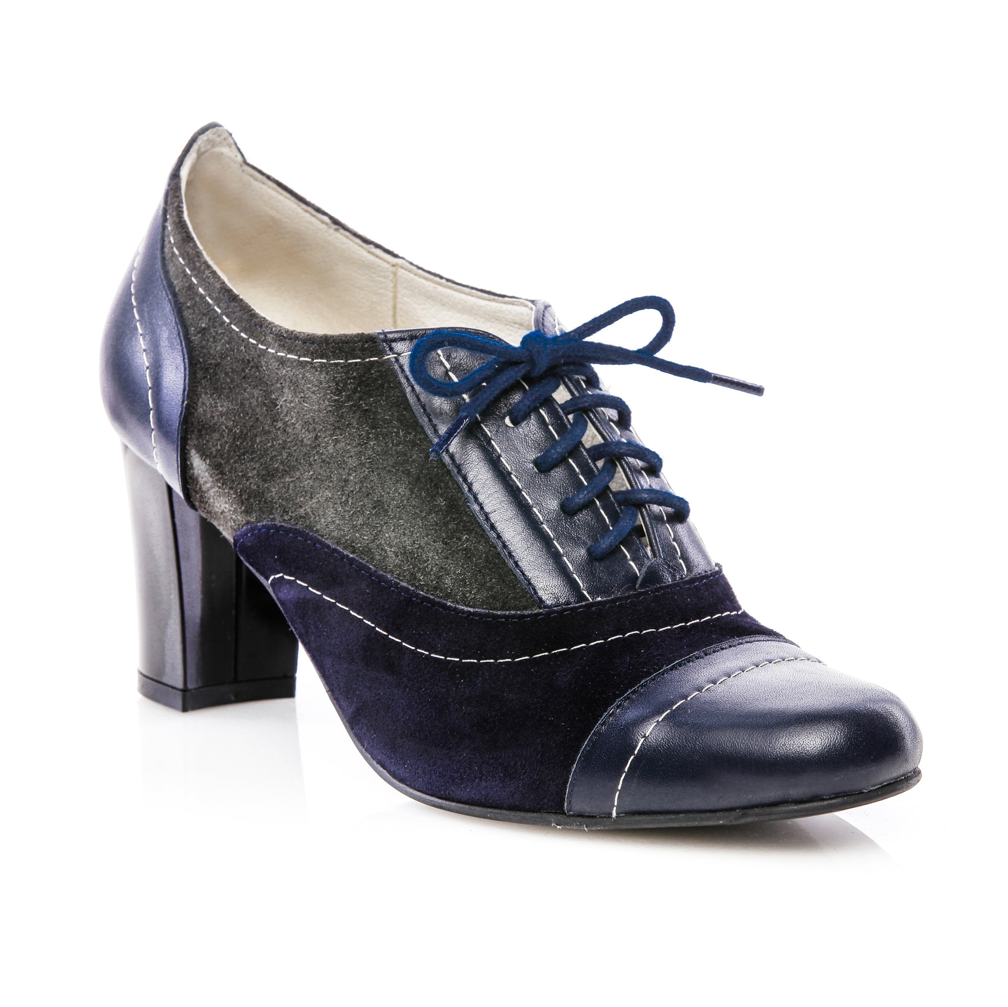 Ghete dama V21 piele bleumarin  - orice culoare
