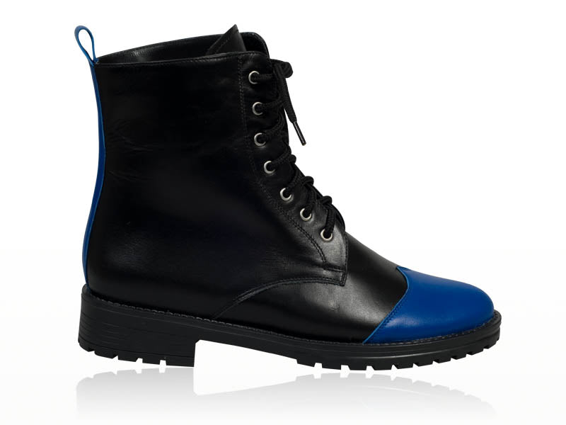 Ghete dama Sport albastru, piele naturala - orice culoare