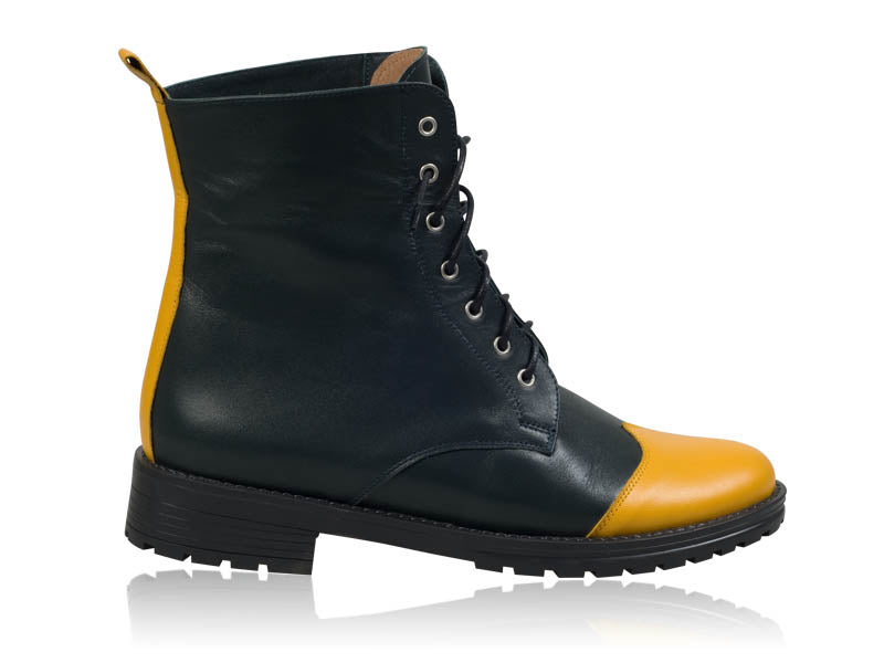 Ghete dama Sport galben, piele naturala - orice culoare