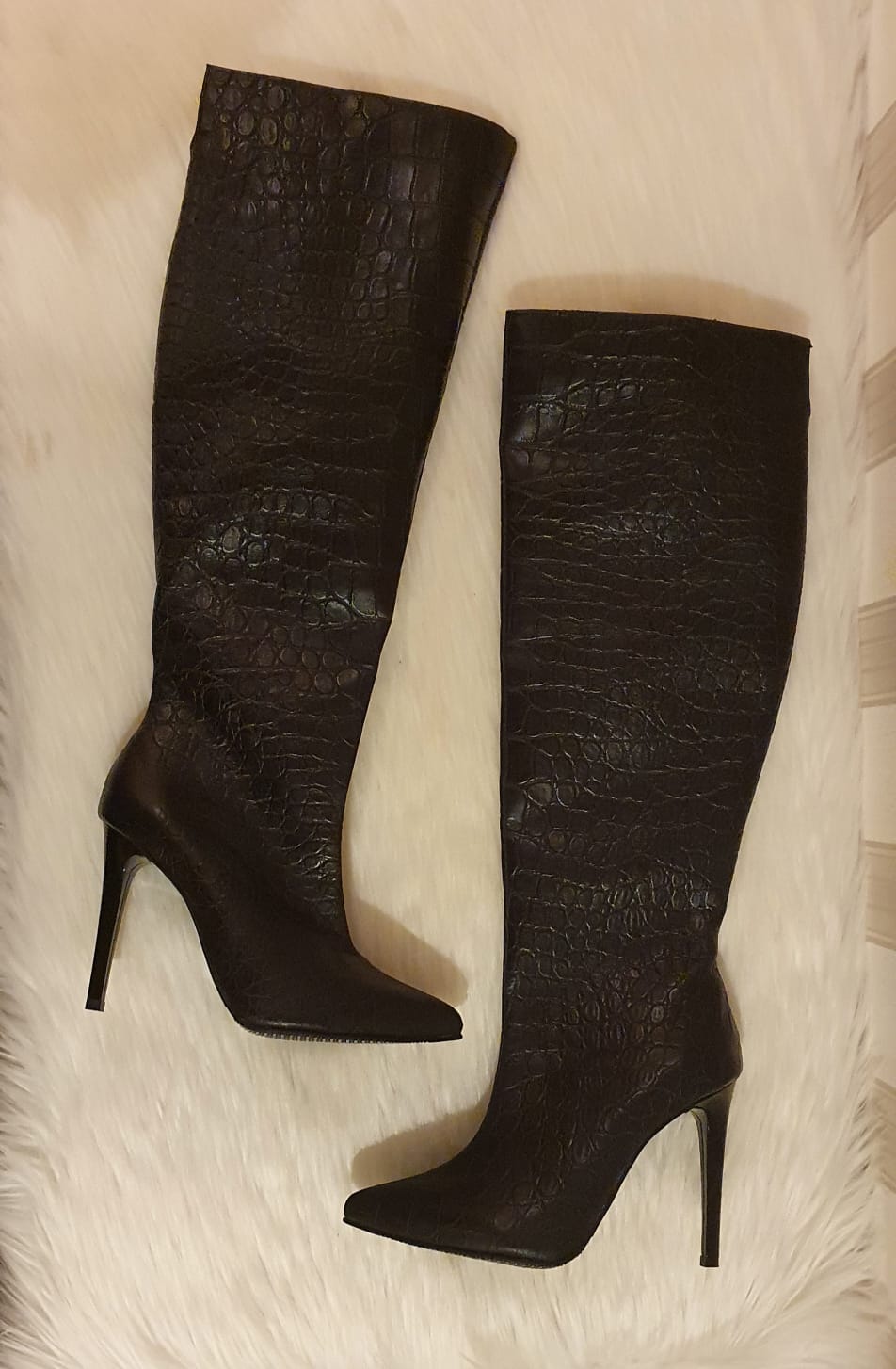 Cizme Piele Model Stiletto C11 - orice culoare