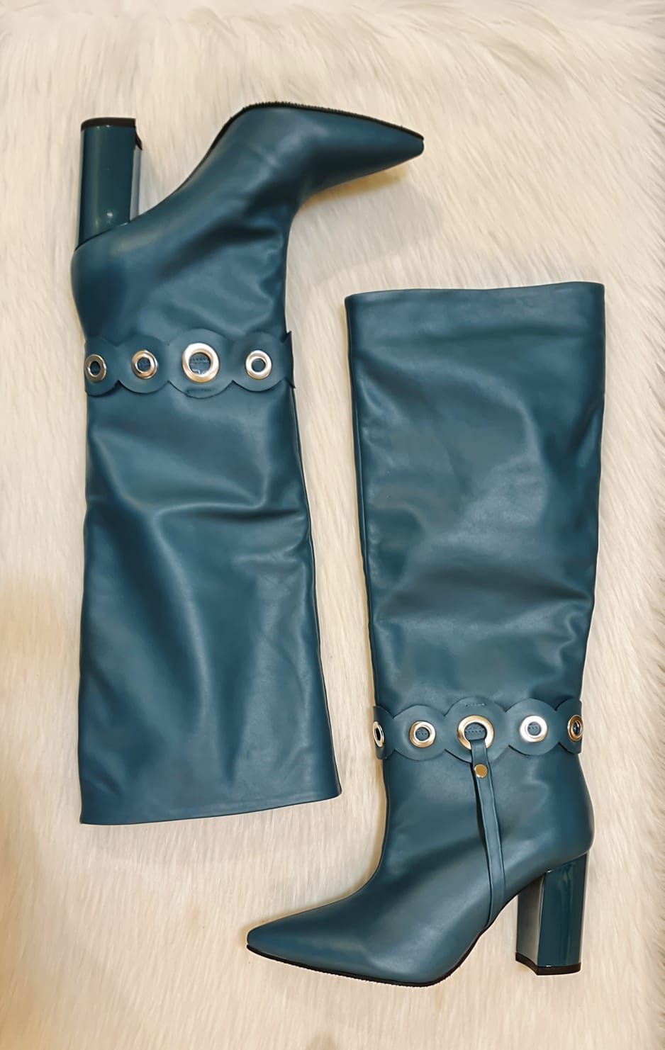 Cizme dama stiletto toc gros negru C9 - orice culoare