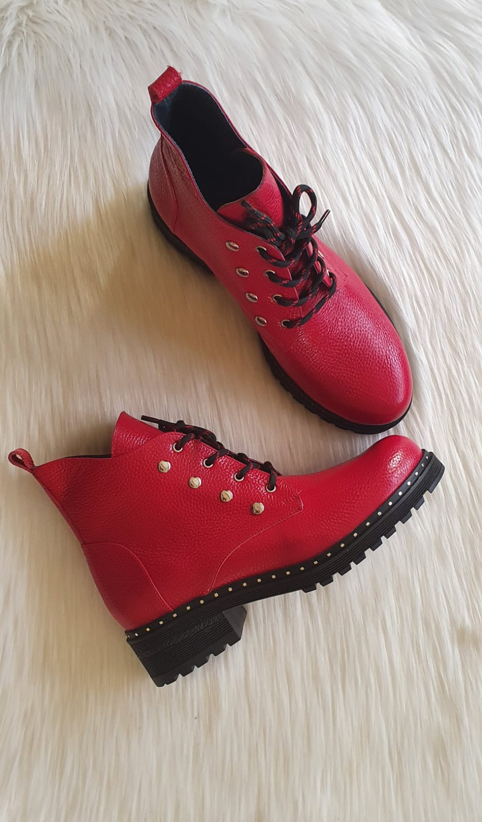 Ghete Dama piele Grej Sidef T20 - Orice Culoare
