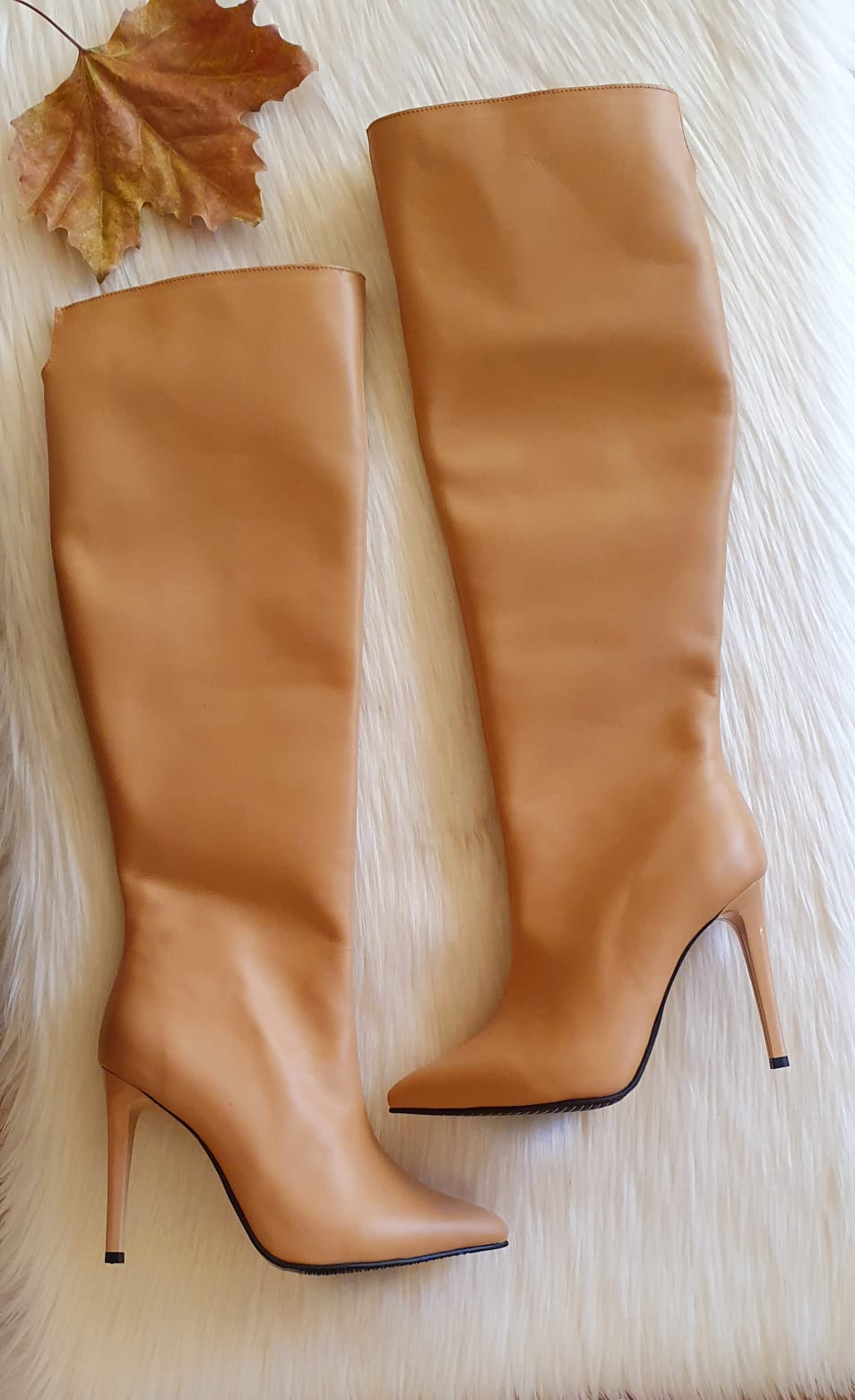 Cizme Piele Model Stiletto C11 - orice culoare