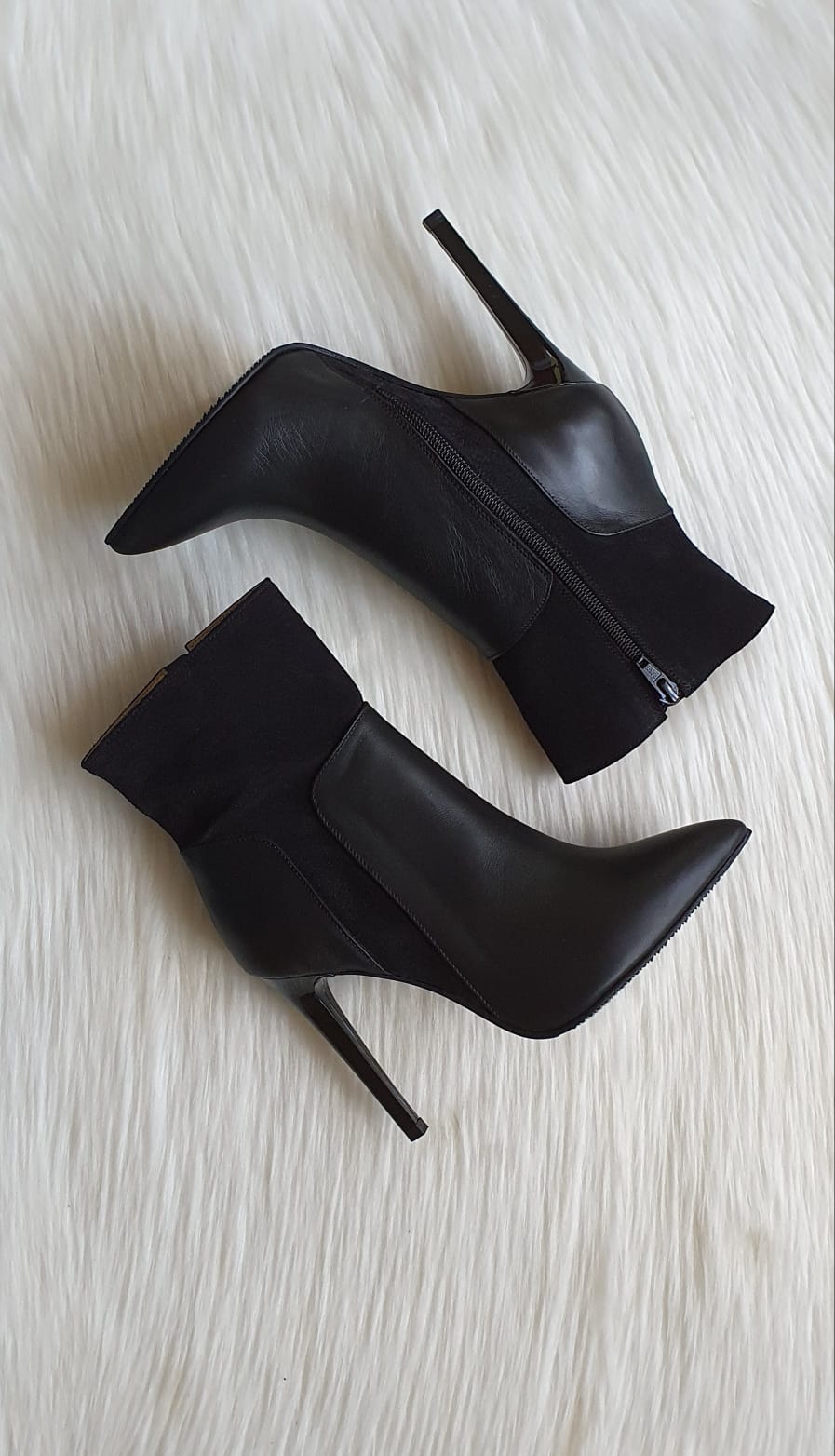 Botine piele naturala C5 Negru - orice culoare