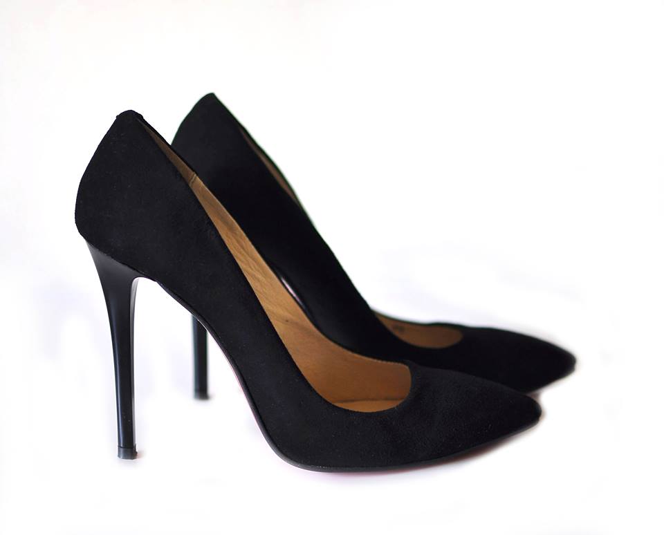 Pantofi Stiletto Very Chic piele intoarsa - disponibili pe orice culoare