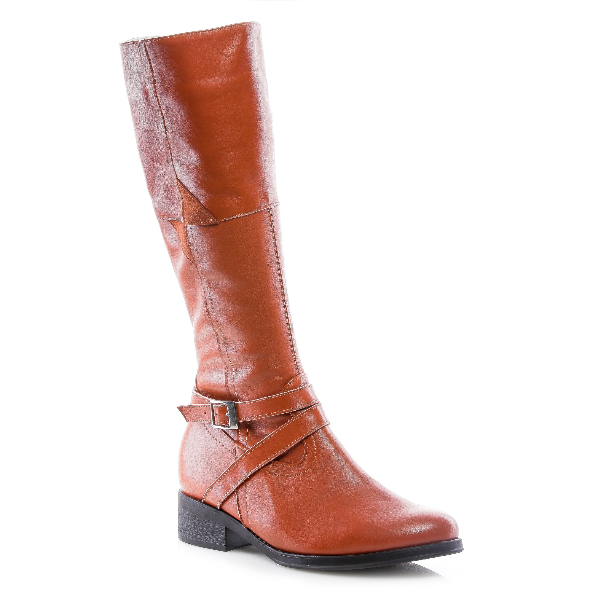 Cizme dama piele naturala Camel - Bev