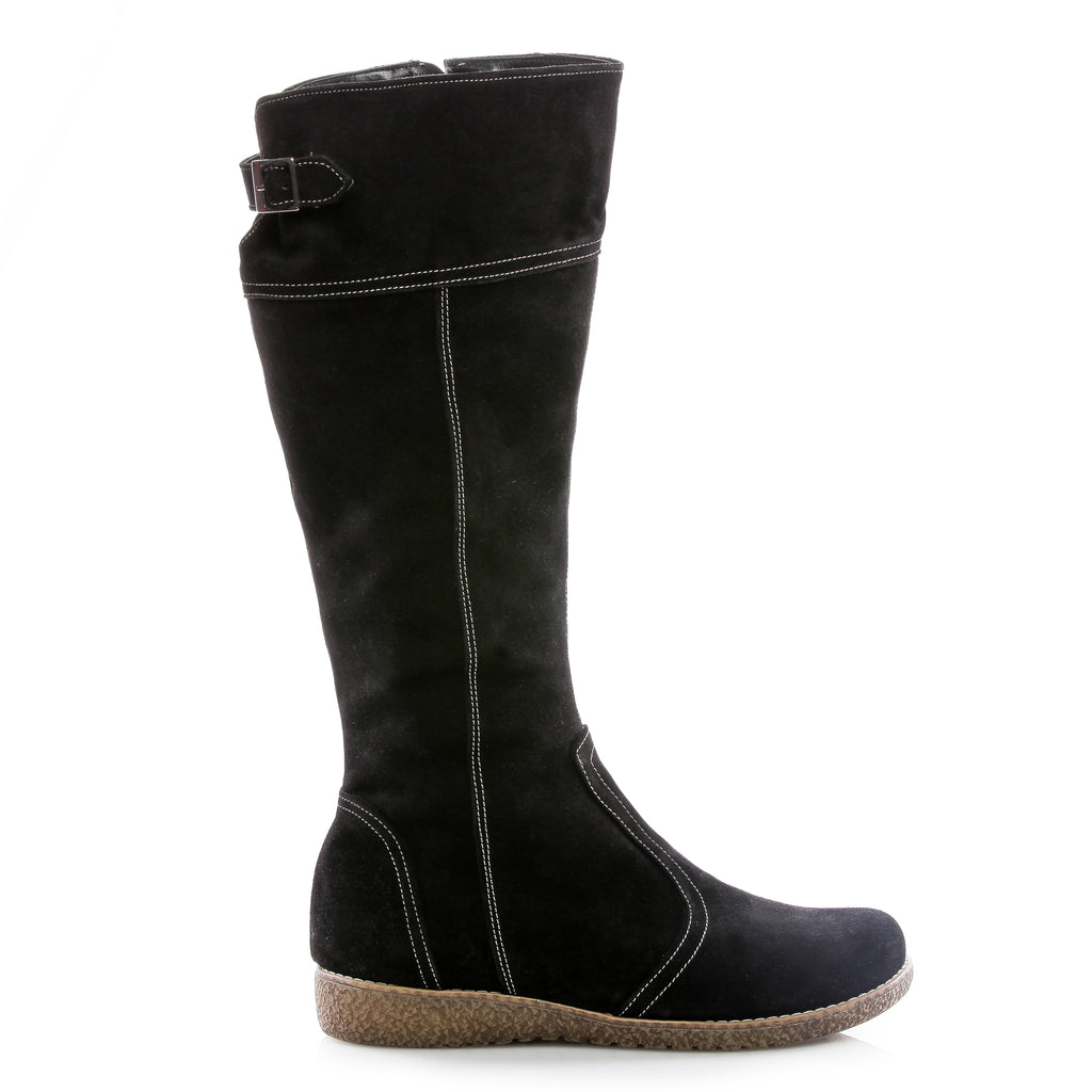Cizme dama piele intoarsa negru V1 - orice culoare