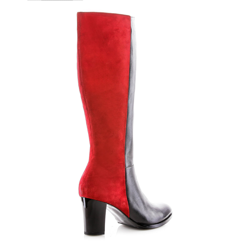 Cizme dama piele naturala rosu V Ixi  - orice culoare