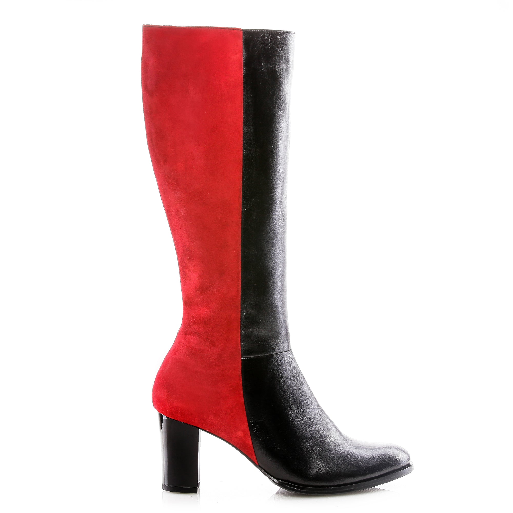 Cizme dama piele naturala rosu V Ixi  - orice culoare