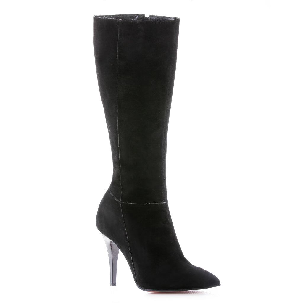 Cizme Stiletto piele intoarsa V4  - orice culoare