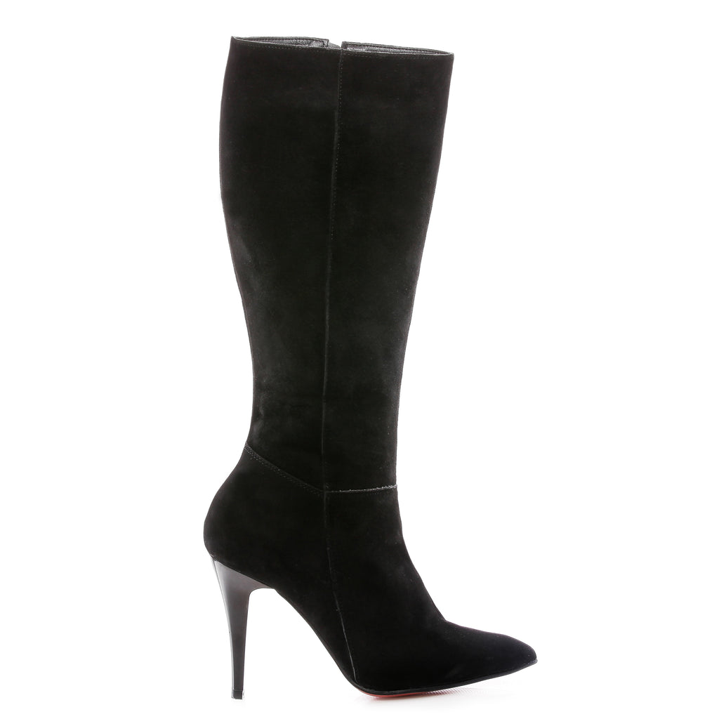 Cizme Stiletto piele intoarsa V4  - orice culoare