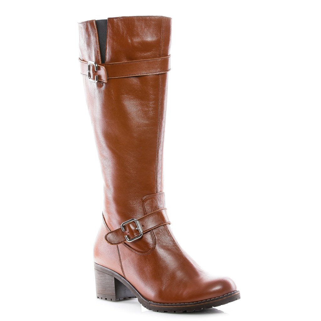 Cizme dama piele naturala camel V13  - orice culoare