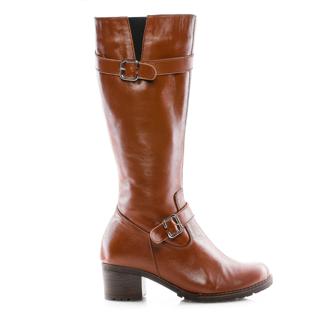 Cizme dama piele naturala camel V13  - orice culoare