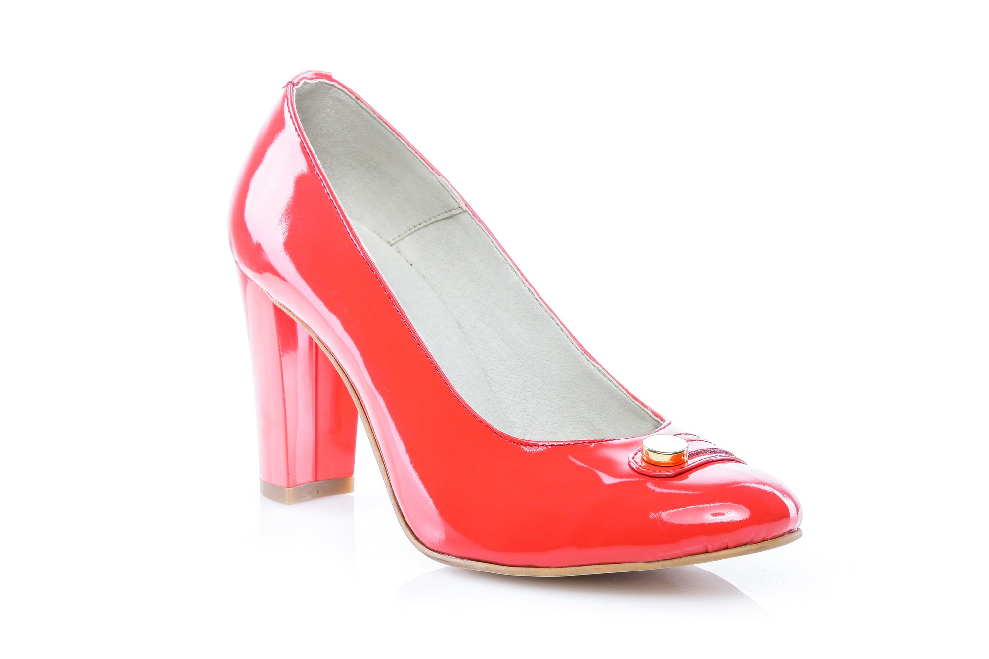 Pantofi dama lac Corai V15 - orice culoare
