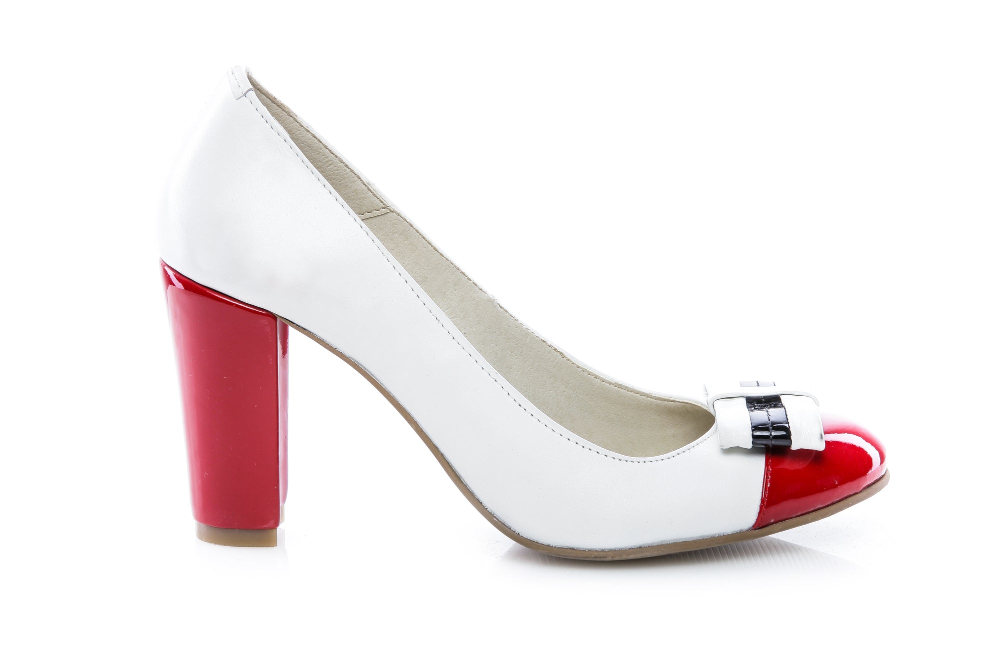 Pantofi dama piele V6 Rosu - disponibili pe orice culoare
