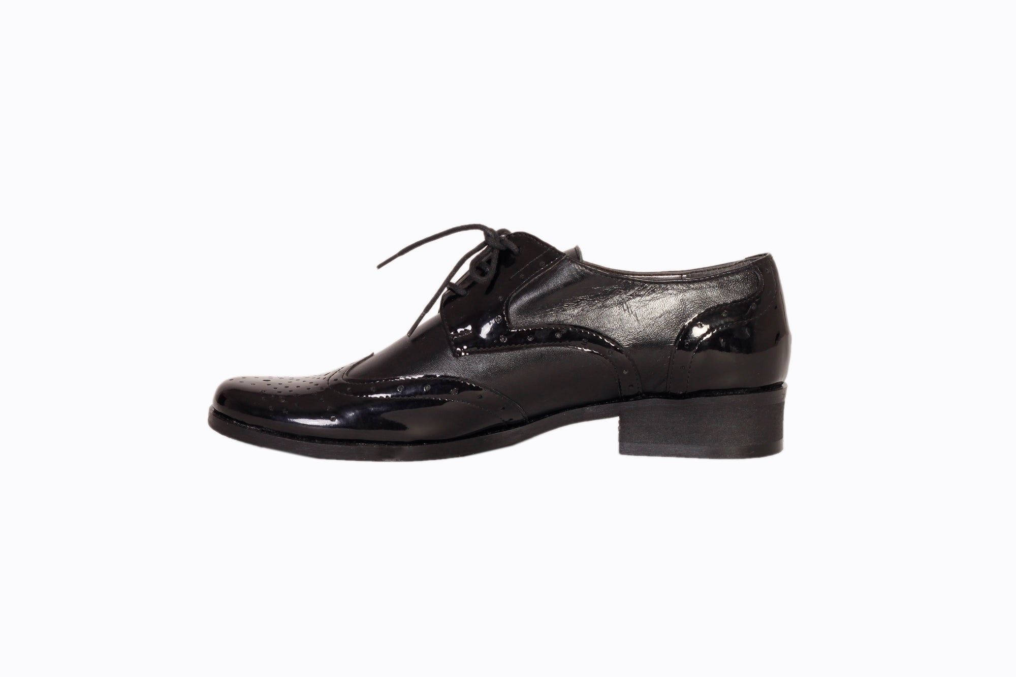 Pantofi Oxford  piele lacuita V2- orice culoare