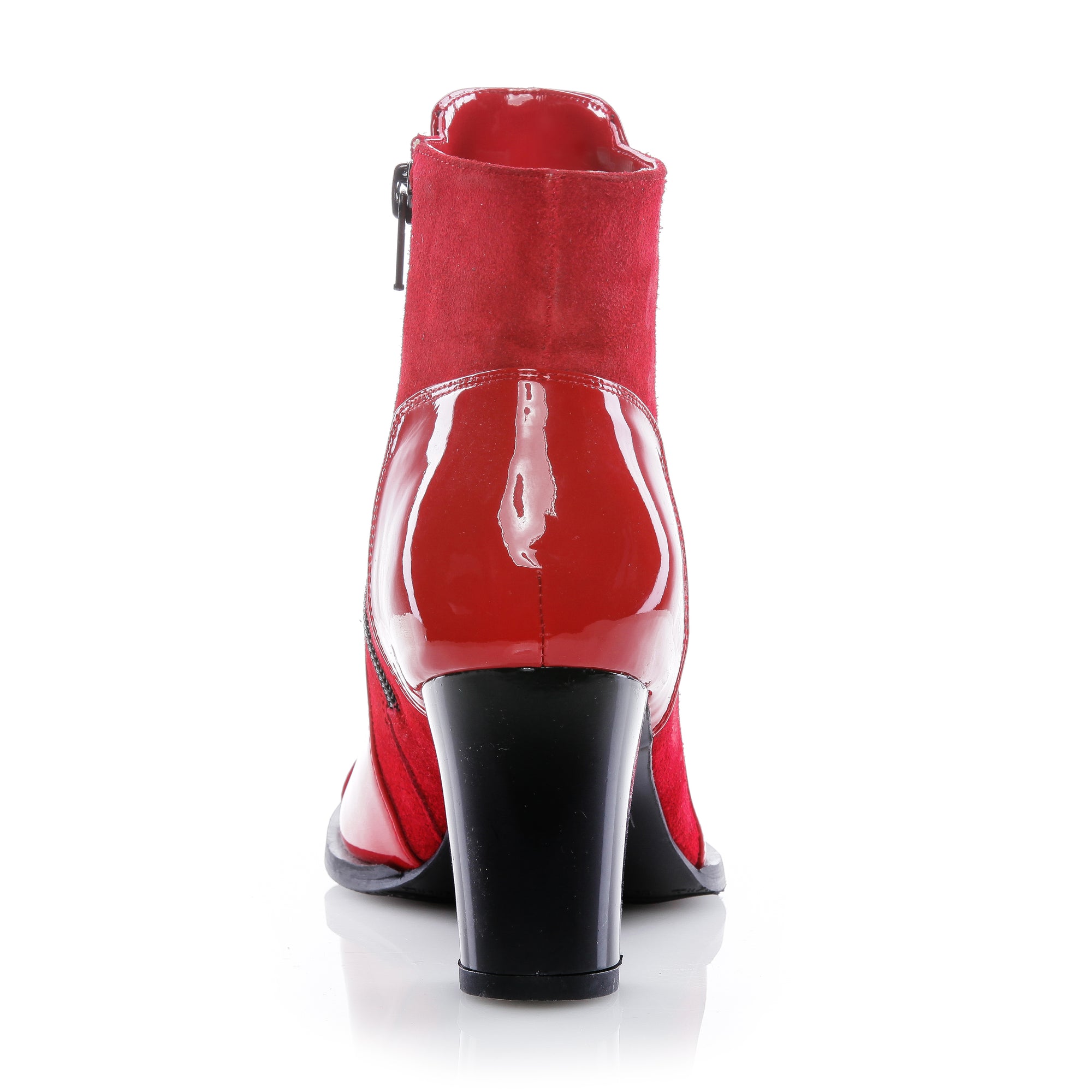 Ghete dama V10 piele naturala rosu - orice culoare