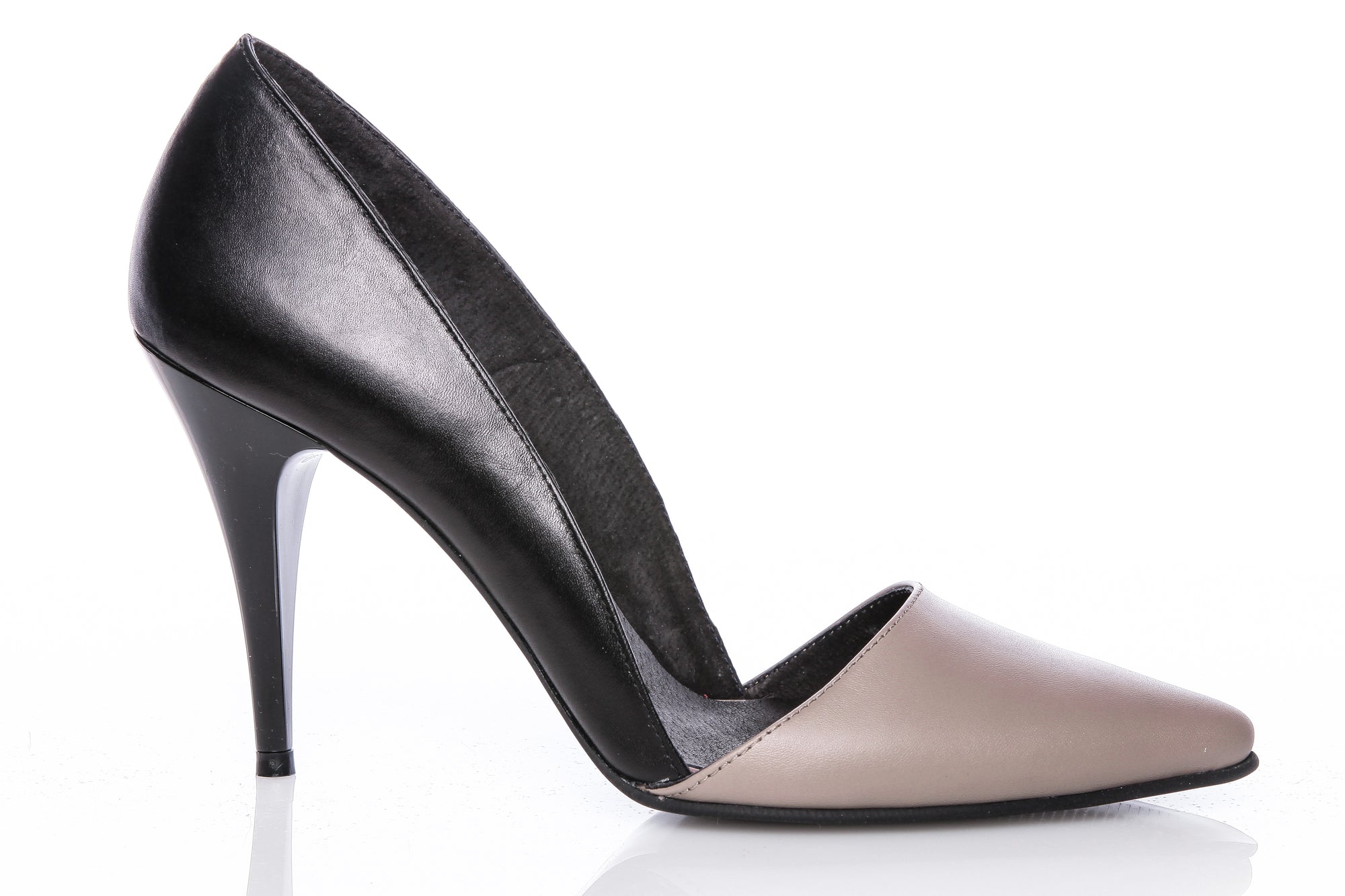 Pantofi Dama Stiletto M1 Piele Duo -  orice culoare
