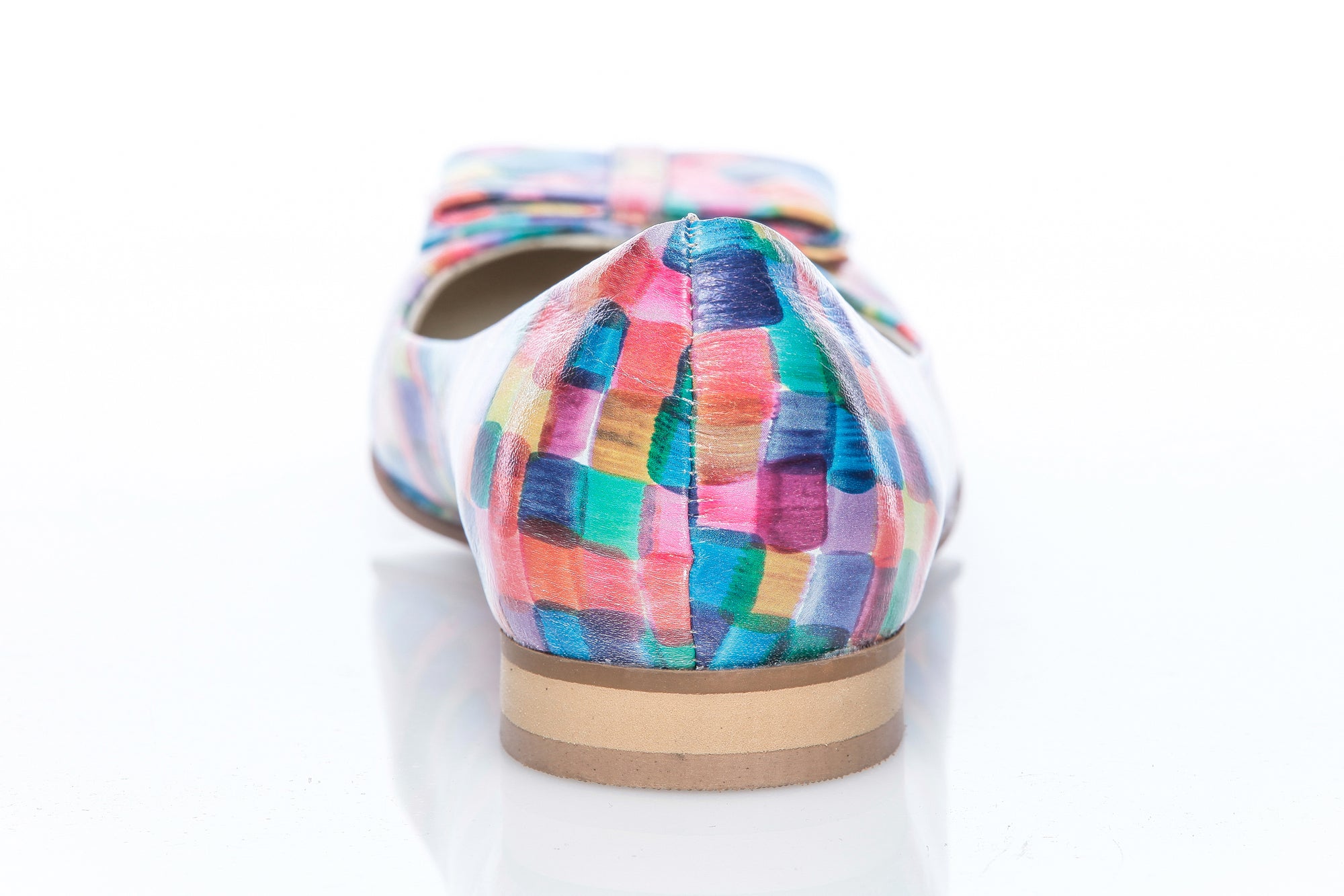 Balerini piele naturala Chic Multicolor