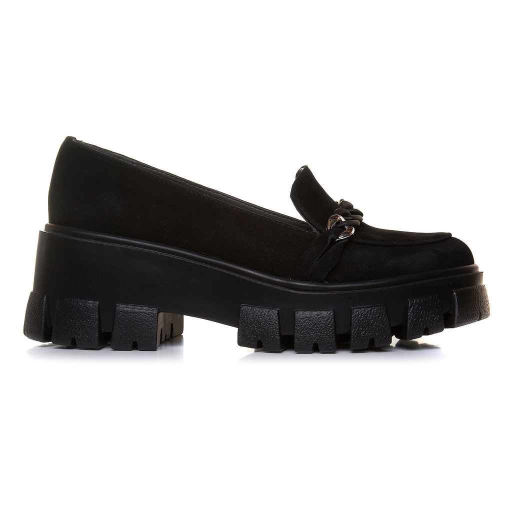Mocasini Dama Talpa Inalta Piele Negru V64 -  orice culoare