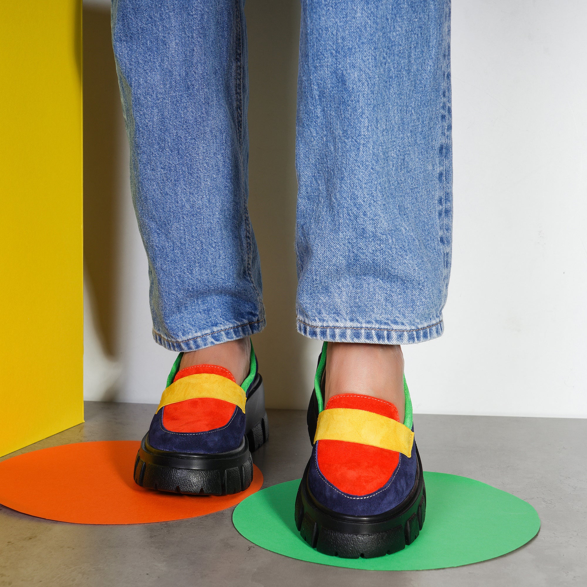 Mocasini Dama Piele Intoarsa Color V69  - orice culoare